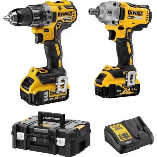 Set de scule cu acumulator  DeWALT DCK2077P2T