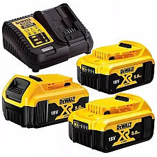 Încărcător DCB1104P3 cu 3 acumulato..