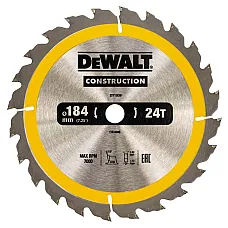 Disc de tăiere DEWALT 184x16mm 24T ..