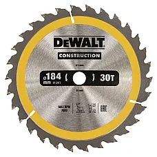 Disc de tăiere DEWALT 184x16mm 30T ..