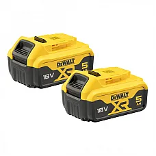Set acumulatori 18 V 5 Ah DCB184P2-..