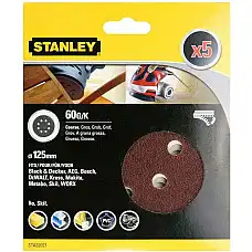 Диск самоклеющийся 125мм Р60 (5 шт...