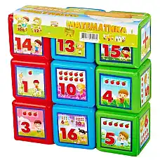 Кубики Математика 9 шт..