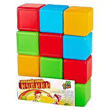 Цветные кубики 12 шт..
