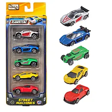 Set de 5 mașini Teamsterz Street Ma..