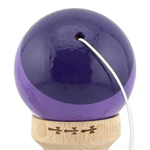 "Kendama Flippy X Original", профессиональная, Металлический Подшипник, веревка 55 см, сверхлипкая, большие чашки, 7 х 6 х 18 см, фиолетово-сиреневая