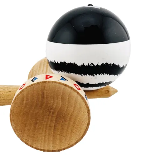"Kendama Super Sticky X Original", металлический подшипник, веревка 62/65 см, King size 7.5 x 6 x 18 см , "Дракон"