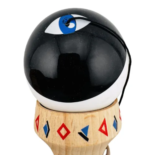 "Kendama Super Sticky X Original", металлический подшипник, веревка 62/65 см, King size 7.5 x 6 x 18 см , "Дракон"