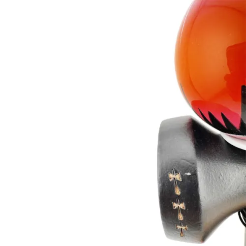"Kendama Super Sticky X Original", металлический подшипник, веревка 62/65 см, King size 7.5 x 6 x 18 см , "Паук", черно-красная