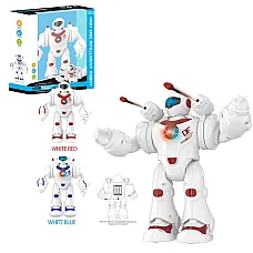 Robot inteligent, albastru și roșu..
