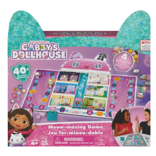 Joc de masă "Meow-Mazing", seria "Gabby’s Dollhouse"