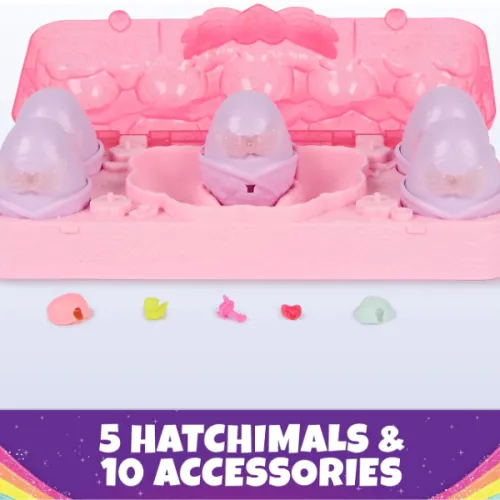 Радужный набор "Rainbow Splash" с мини-фигурками и аксессуарами, Hatchimals Alive