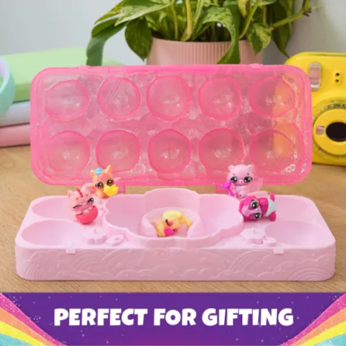 Радужный набор "Rainbow Splash" с мини-фигурками и аксессуарами, Hatchimals Alive