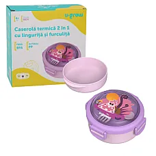 Caserola termică 2în1, mov..