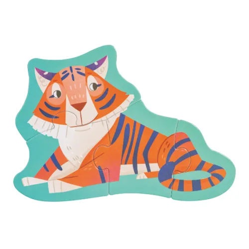 Set puzzle 10 în 1 "Prietenii Junglei"