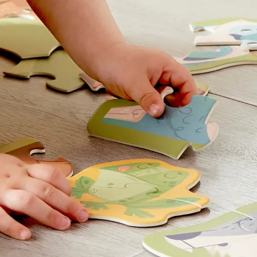 Set puzzle 10 în 1 "Prietenii pădurii"