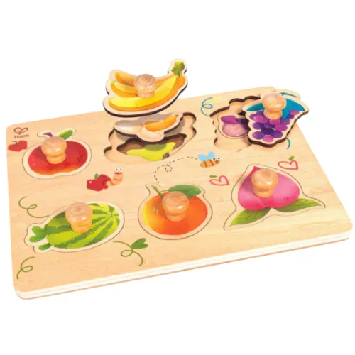 Puzzle "Deșteptel" Curtea Fermierului, 13 piese cu mânere