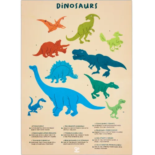 Puzzle de podea „Dinozaur”, 202 elem.
