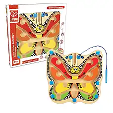 Labirint magnetic din lemn 