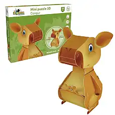 Mini Puzzle 3D – Cangur, 14 elem...