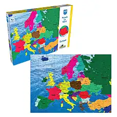 Puzzle cu hărți - Harta Europei, 10..