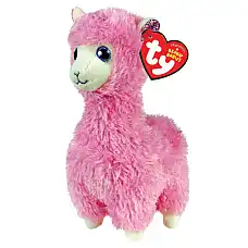 Розовая лама Lana 15 см (Beanie Bab..