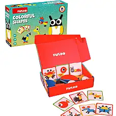 Набор цветных геометрических фигур,..