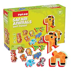 Puzzle - Safari, 18 elem...