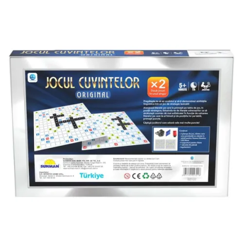 Joc de masă ”Jocul cuvintelor”, 108 piese, ro.