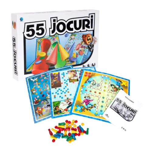 Joc de societate "55 în 1", (ro),  Smile Games