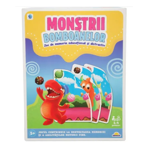 Joc de societate "Monștrii Bomboanelor", (ro), Smile Games