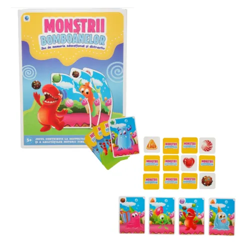 Joc de societate "Monștrii Bomboanelor", (ro), Smile Games