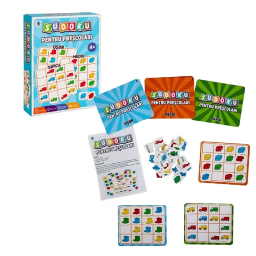 Joc de societate ”Sudoku pentru Preșcolari”, (ro)