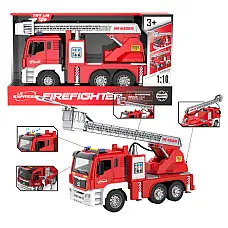 1:10 Camion de pompieri  cu inerție..