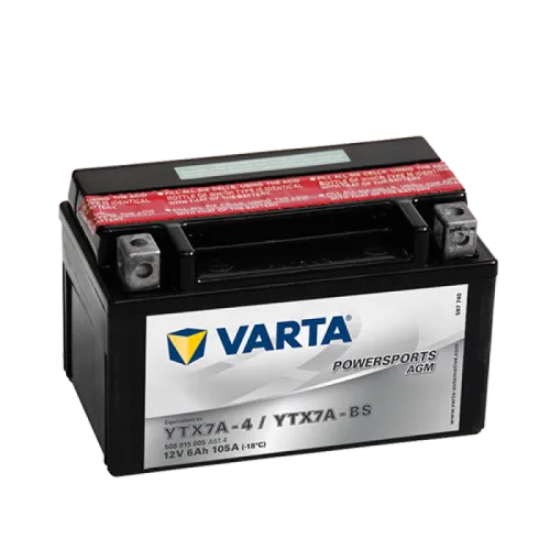 Аккумулятор 12V 6AH 105A(EN) клемы 1 (151x88x94) YTX7A-BS AGM