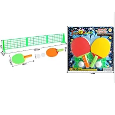 Set plasa cu palete de tenis de mas..
