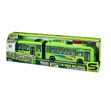 Autobuz verde cu frictiune, sunete ..