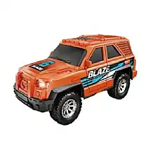 Оранжевый джип с звуками и огнями, ..