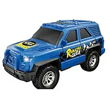 Masina albastra jeep, cu sunete si ..