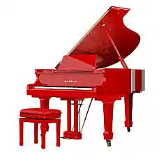 Деревянное пианино..