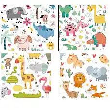 Бумага для упаковки подарков (50 шт..