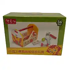 Деревянный пазл с набором инструмен..