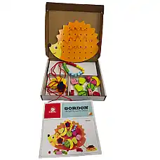 Деревянный пазл с фруктами..