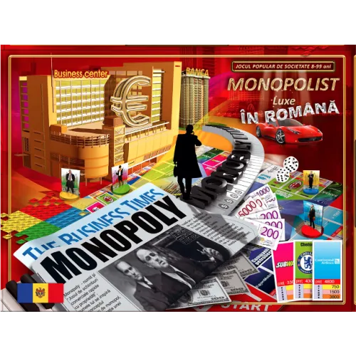 Joc de masa Monopolist (în română) CUTIE DETERIORATA  1+1