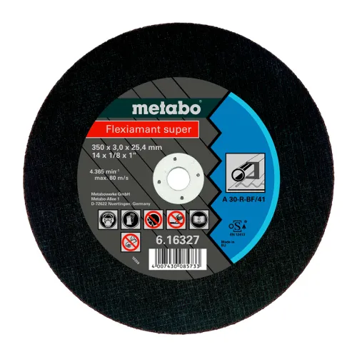 Disc abraziv Metabo FLEXIAMANT SUPER 350*3,0*25,4, OȚEL, TF 41