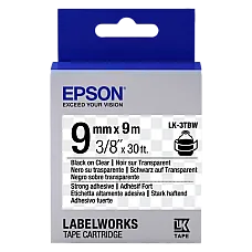 Tape Cartridge EPSON LK3TBW; 9mm/9m..