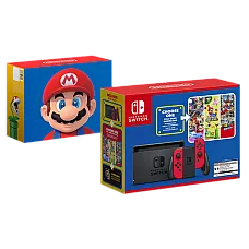 Nintendo Switch Red Mario Day Bundl..