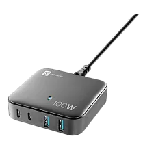 Wall Charger GAN Cellularline, 4 Po..
