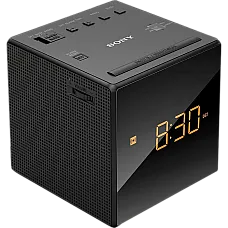 SONY ICF-C1, Black, Clock Radio, AM..