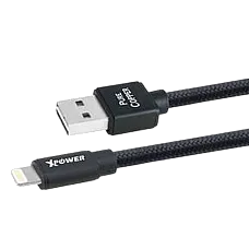 Lightning Cable Xpower, Nylon, Blac..